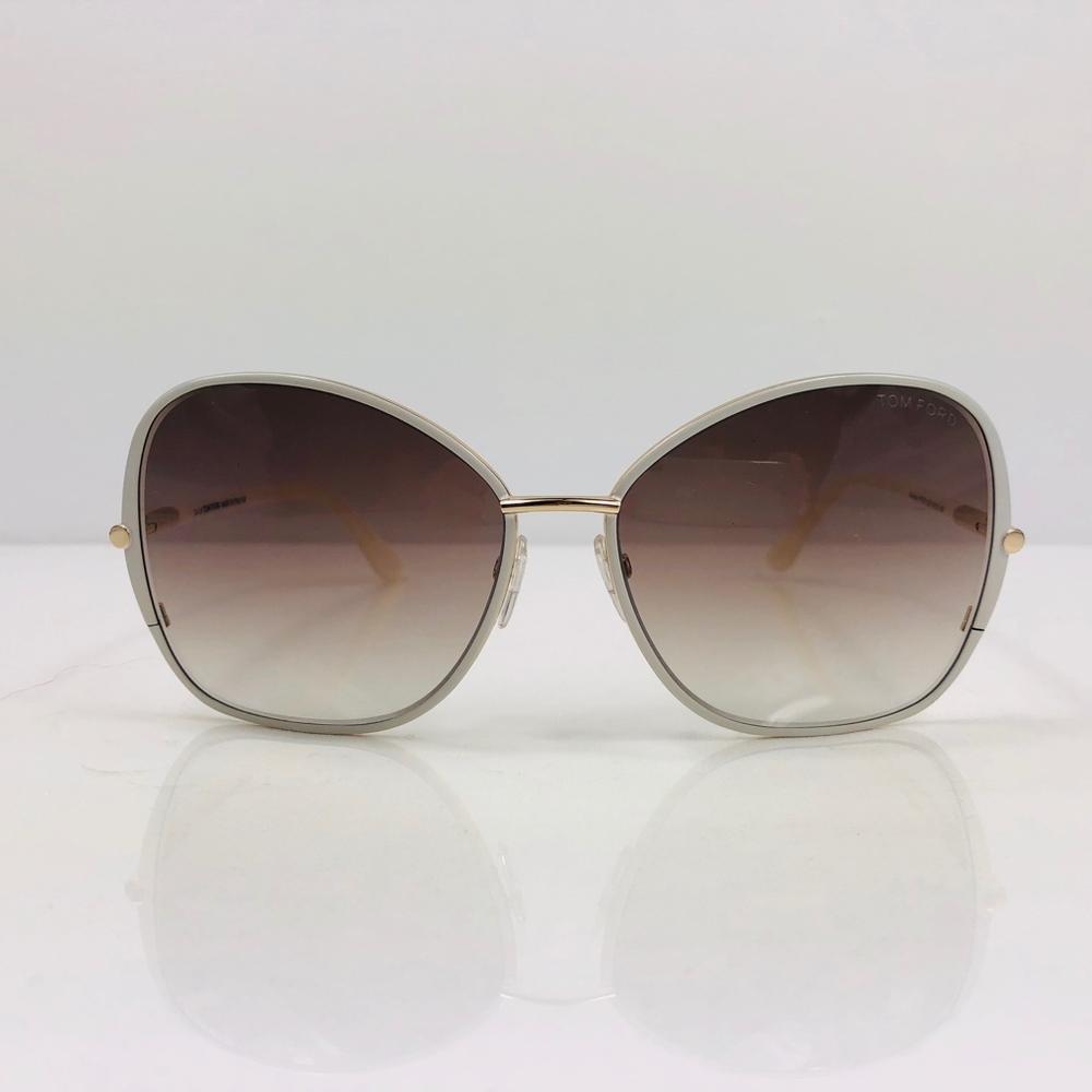 New TOM FORD Gradient White Butterfly Sunglasses - Picture 5 of 8